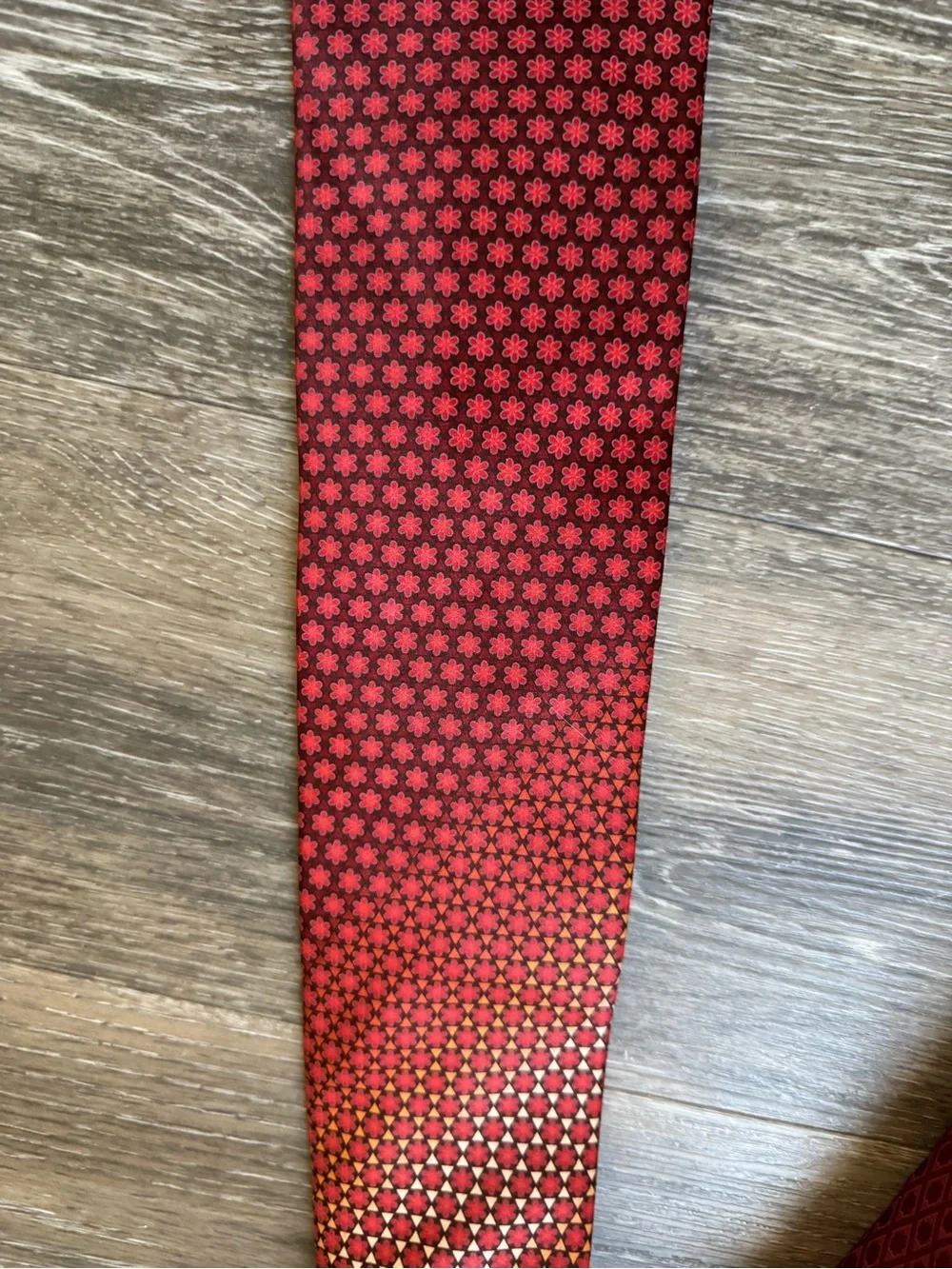 Lanvin Men's Geometric Patterned Silk Tie